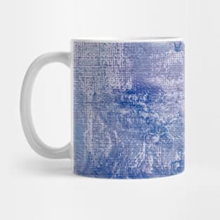 Blue Purple Indigo Abstract Art Mug